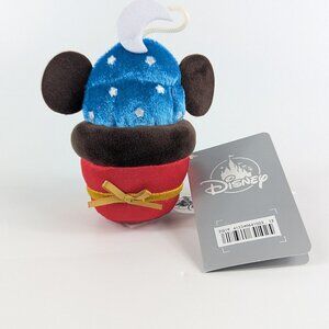 Disney Sorcerer's Apprentice Mickey Mouse Cupcake Plush Ornament w/Tags